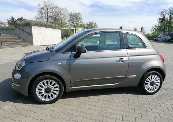 Fiat 500 cena 40900 przebieg: 36000, rok produkcji 2018 z Kuźnia Raciborska małe 191